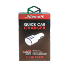 XMAX QUICK CAR CHARGER 3.4A 2USB PORT
