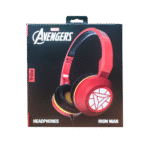 HEADPHONES TRIPE MARVEL AVENGERS IRON MAN RED