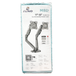ZENO Double arm Gas-Strut Desktop Monitor Mtand